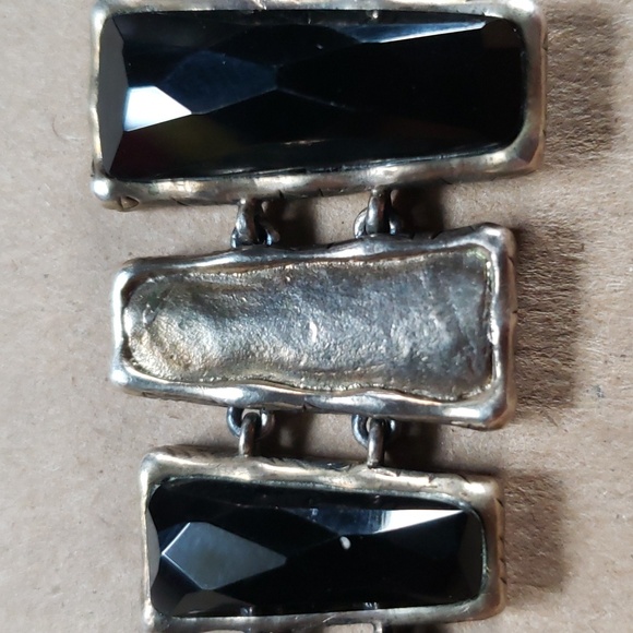 Silpada 925 black onyx bracelet - Picture 2 of 7